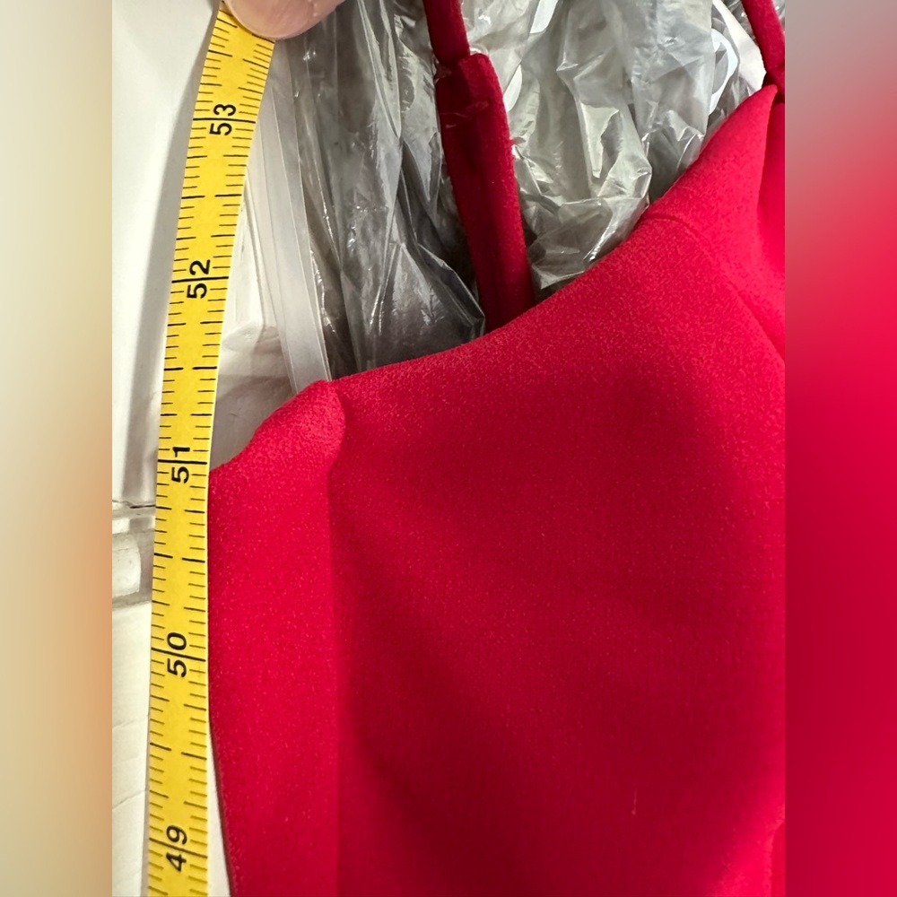 Love Nickie Lew Elegant Red halter Jumpsuit for Women Red small Nordstrom - Picture 7 of 13